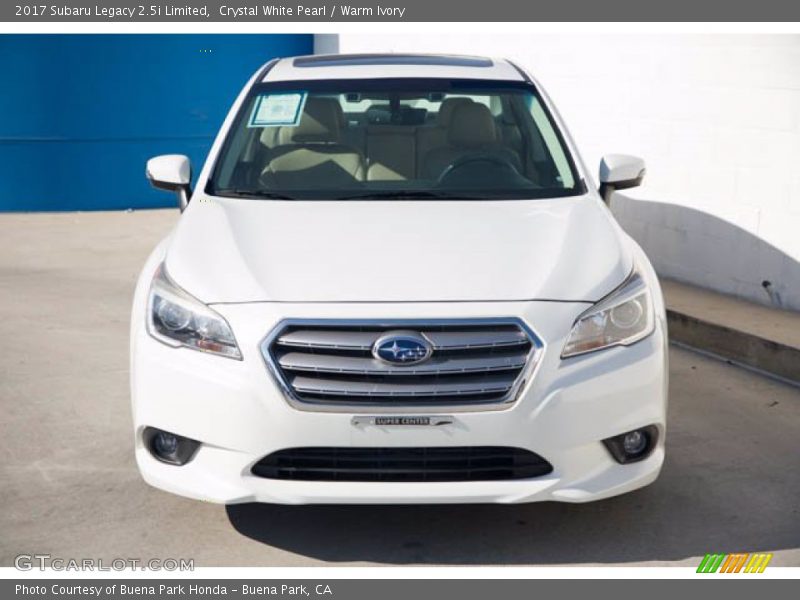 Crystal White Pearl / Warm Ivory 2017 Subaru Legacy 2.5i Limited