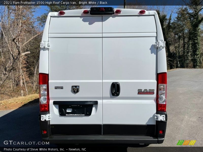Bright White / Black 2021 Ram ProMaster 1500 High Roof Cargo Van