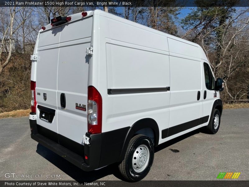 Bright White / Black 2021 Ram ProMaster 1500 High Roof Cargo Van