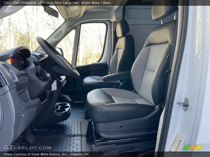 Bright White / Black 2021 Ram ProMaster 1500 High Roof Cargo Van