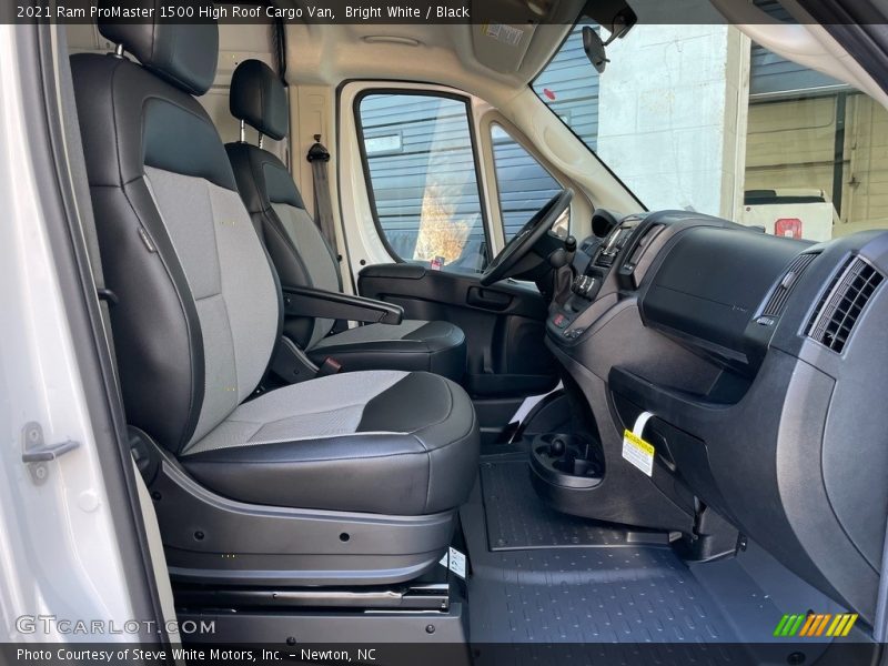 Bright White / Black 2021 Ram ProMaster 1500 High Roof Cargo Van