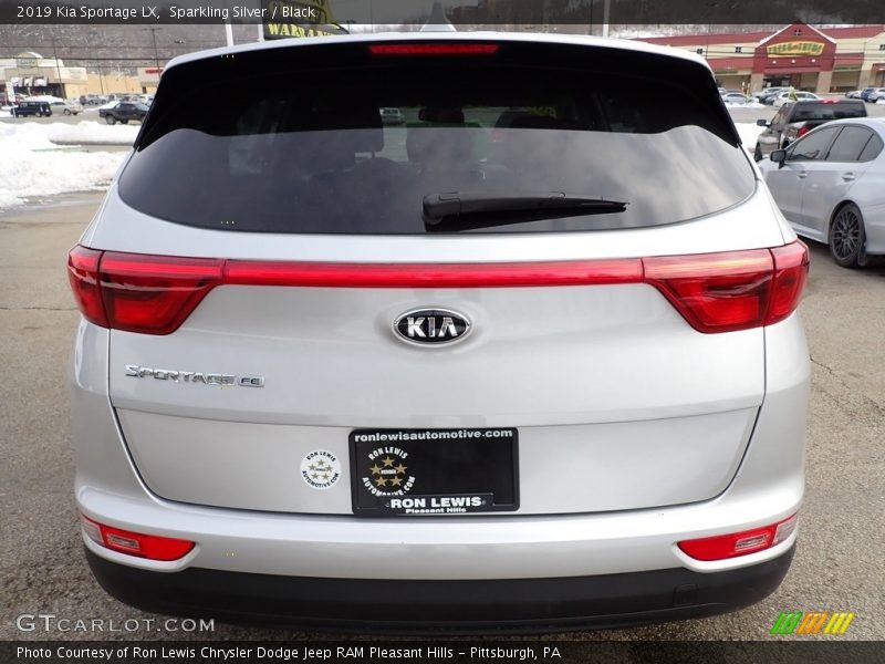 Sparkling Silver / Black 2019 Kia Sportage LX
