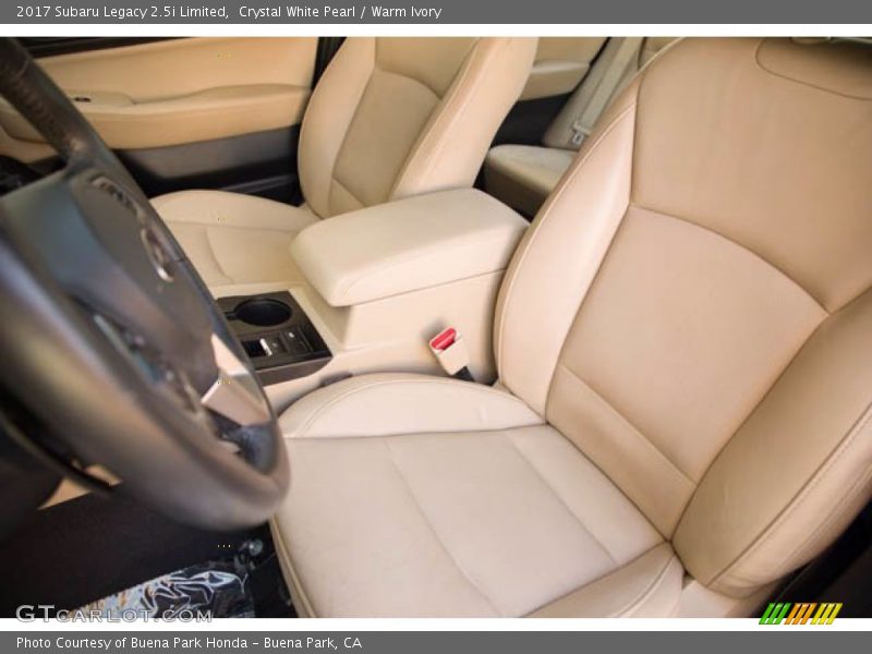 Crystal White Pearl / Warm Ivory 2017 Subaru Legacy 2.5i Limited