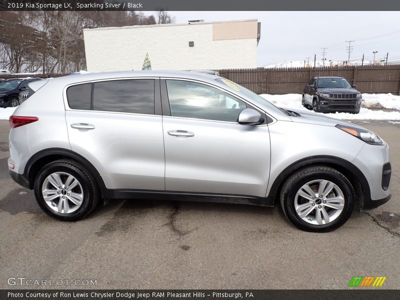 Sparkling Silver / Black 2019 Kia Sportage LX