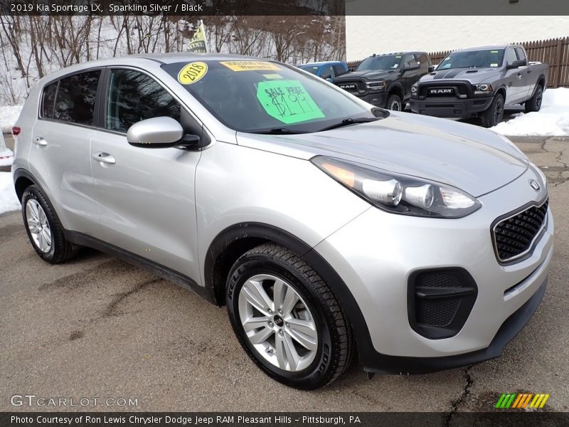 Sparkling Silver / Black 2019 Kia Sportage LX