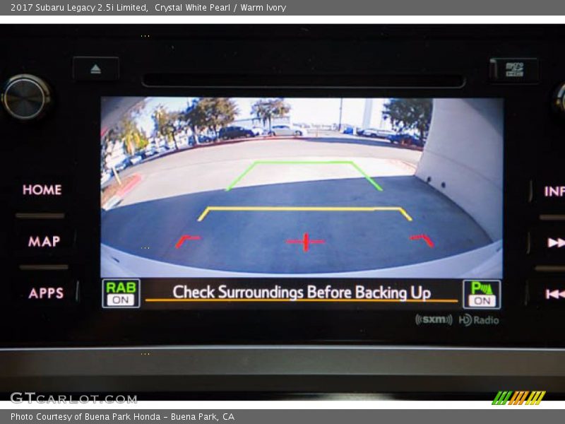 Crystal White Pearl / Warm Ivory 2017 Subaru Legacy 2.5i Limited