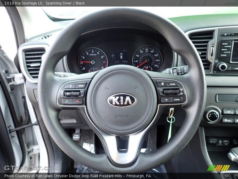 Sparkling Silver / Black 2019 Kia Sportage LX