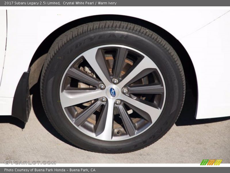 Crystal White Pearl / Warm Ivory 2017 Subaru Legacy 2.5i Limited