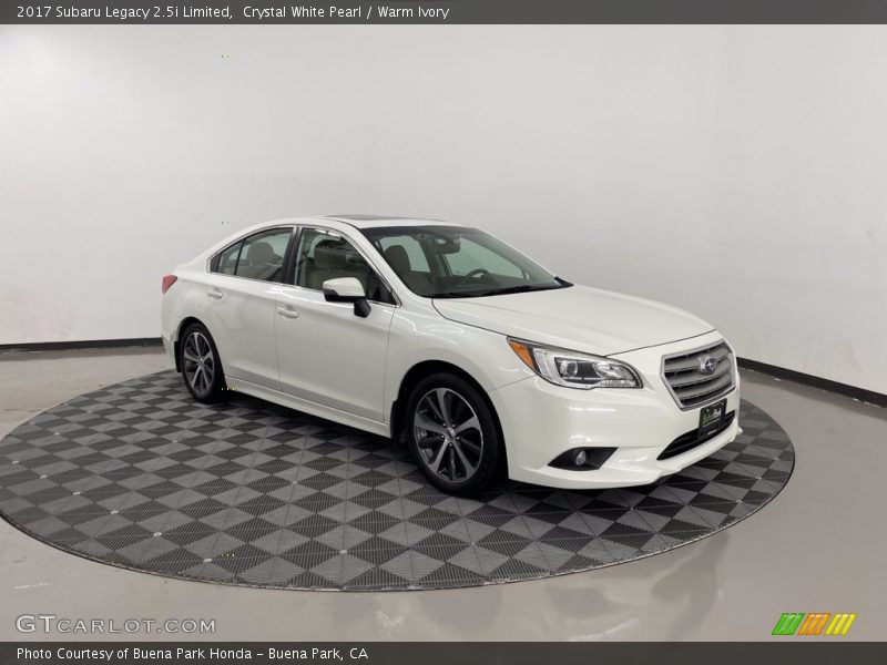 Crystal White Pearl / Warm Ivory 2017 Subaru Legacy 2.5i Limited