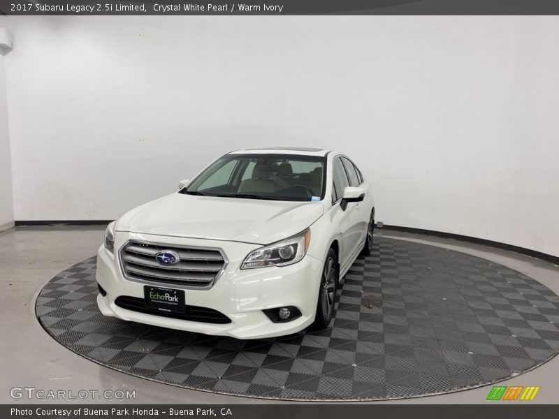 Crystal White Pearl / Warm Ivory 2017 Subaru Legacy 2.5i Limited