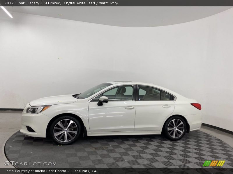 Crystal White Pearl / Warm Ivory 2017 Subaru Legacy 2.5i Limited