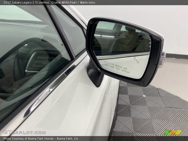 Crystal White Pearl / Warm Ivory 2017 Subaru Legacy 2.5i Limited