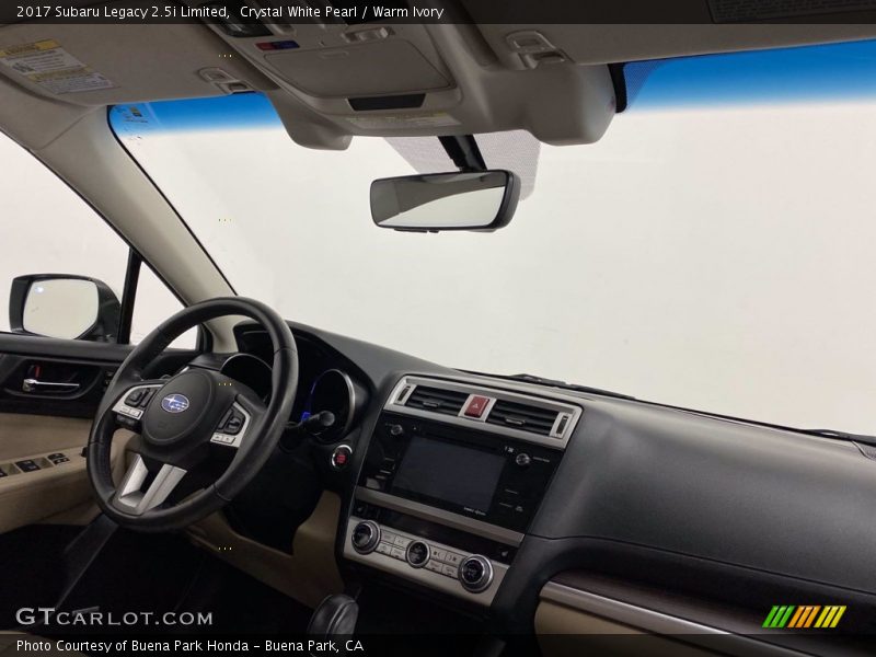 Crystal White Pearl / Warm Ivory 2017 Subaru Legacy 2.5i Limited