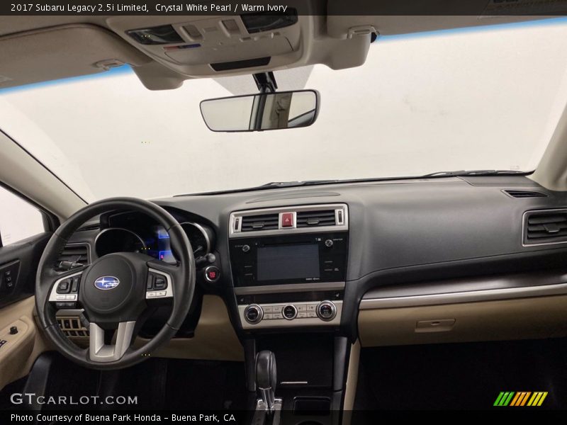 Crystal White Pearl / Warm Ivory 2017 Subaru Legacy 2.5i Limited