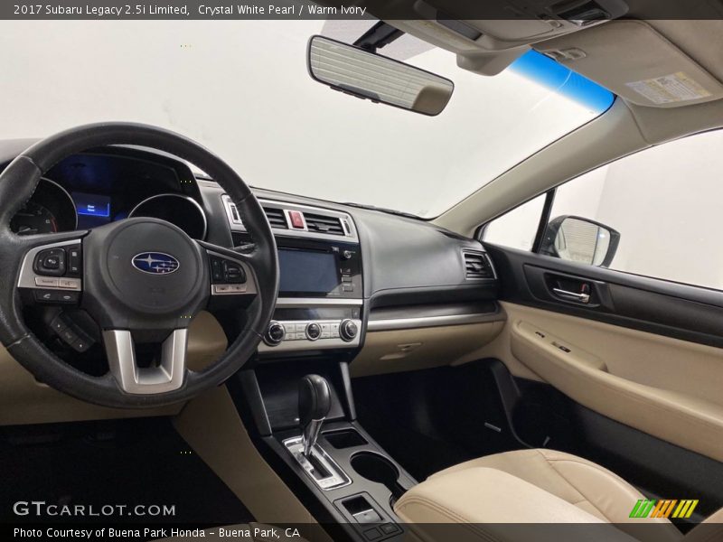 Crystal White Pearl / Warm Ivory 2017 Subaru Legacy 2.5i Limited