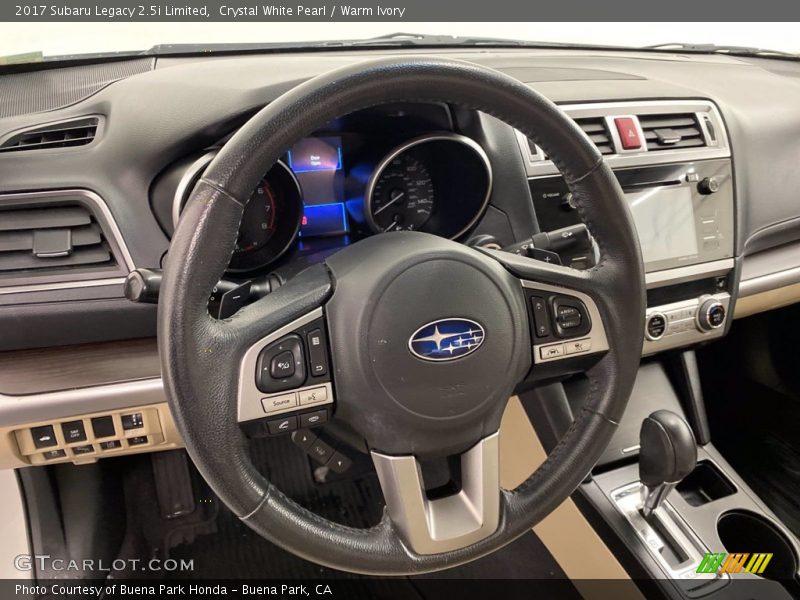 Crystal White Pearl / Warm Ivory 2017 Subaru Legacy 2.5i Limited