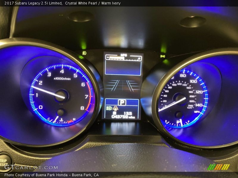 Crystal White Pearl / Warm Ivory 2017 Subaru Legacy 2.5i Limited