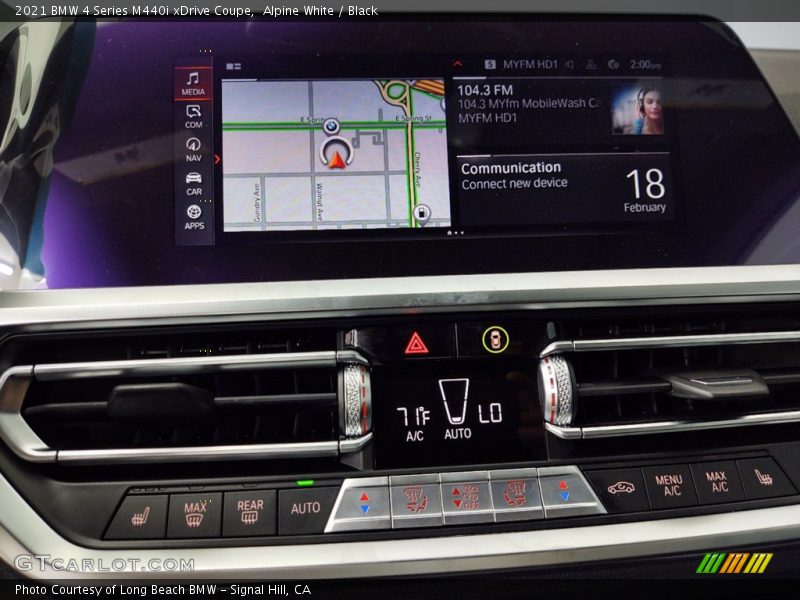 Navigation of 2021 4 Series M440i xDrive Coupe