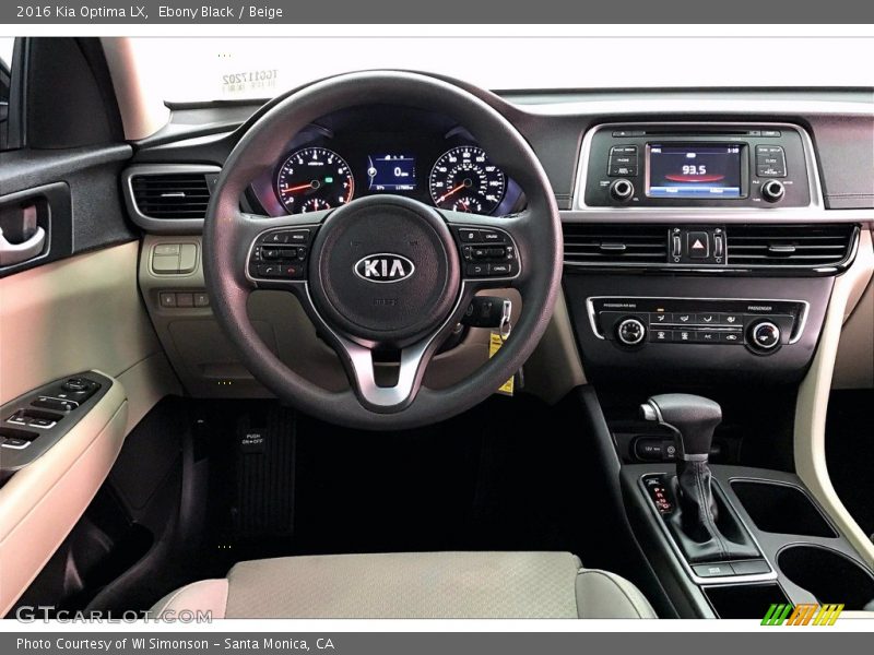 Dashboard of 2016 Optima LX