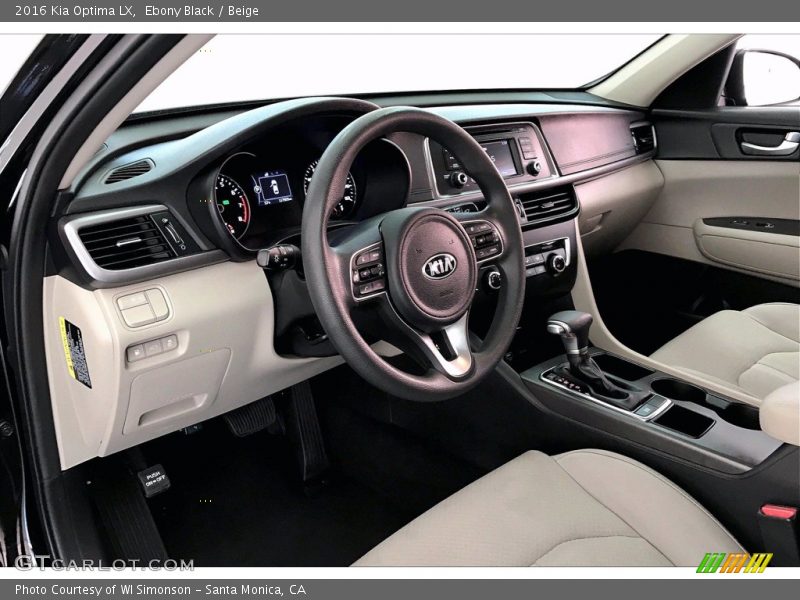 Dashboard of 2016 Optima LX