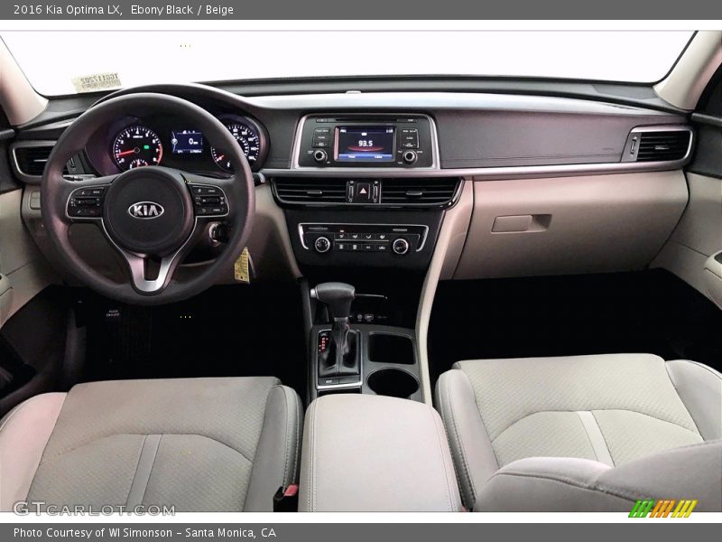  2016 Optima LX Beige Interior