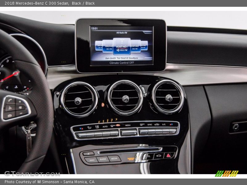 Black / Black 2018 Mercedes-Benz C 300 Sedan