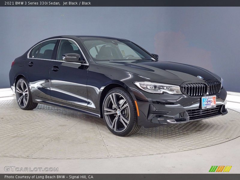 Jet Black / Black 2021 BMW 3 Series 330i Sedan