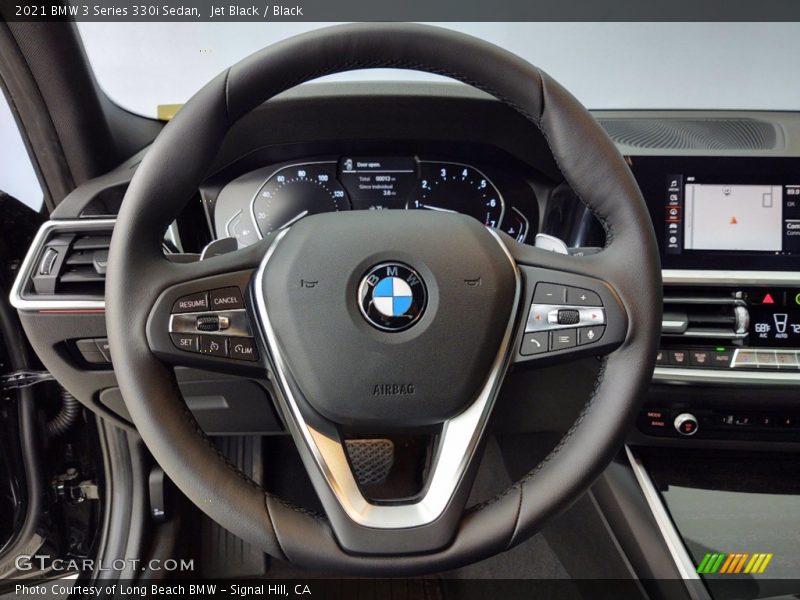 Jet Black / Black 2021 BMW 3 Series 330i Sedan