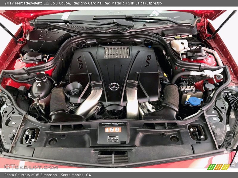 2017 CLS 550 Coupe Engine - 4.7 Liter DI biturbo DOHC 32-Valve VVT V8