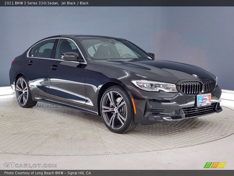 Jet Black / Black 2021 BMW 3 Series 330i Sedan