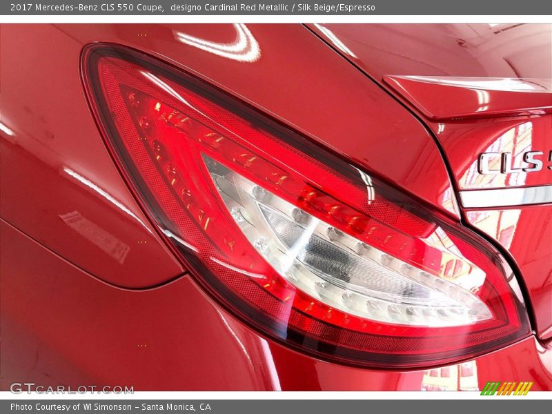 designo Cardinal Red Metallic / Silk Beige/Espresso 2017 Mercedes-Benz CLS 550 Coupe
