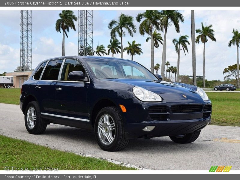 Dark Sea Blue / Havanna/Sand Beige 2006 Porsche Cayenne Tiptronic