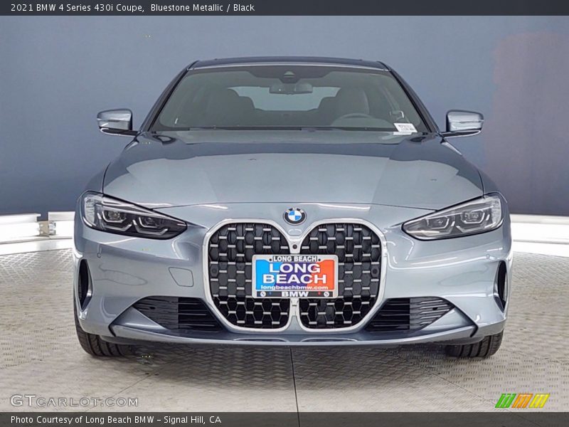 Bluestone Metallic / Black 2021 BMW 4 Series 430i Coupe