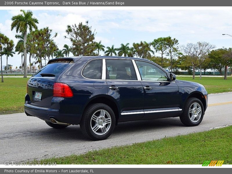 Dark Sea Blue / Havanna/Sand Beige 2006 Porsche Cayenne Tiptronic