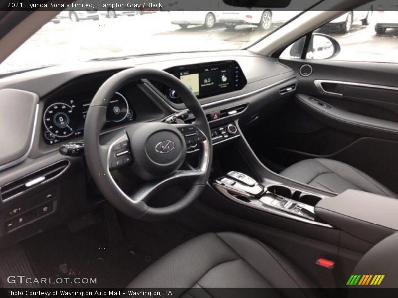 Hampton Gray / Black 2021 Hyundai Sonata Limited
