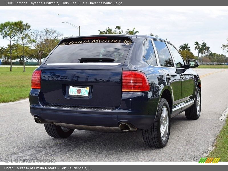 Dark Sea Blue / Havanna/Sand Beige 2006 Porsche Cayenne Tiptronic