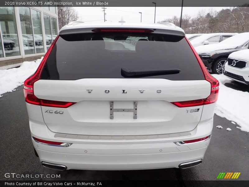 Ice White / Blonde 2018 Volvo XC60 T5 AWD Inscription