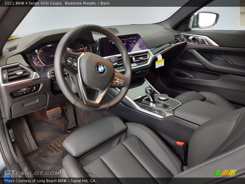 Bluestone Metallic / Black 2021 BMW 4 Series 430i Coupe