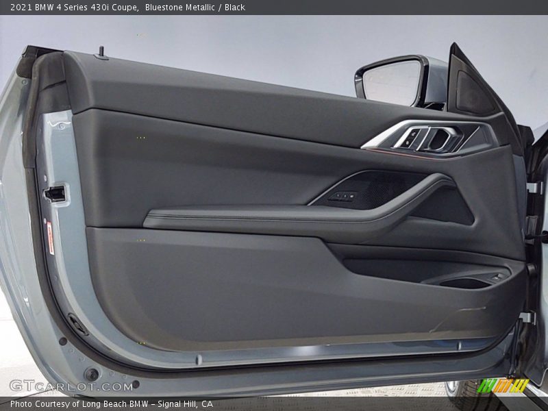 Bluestone Metallic / Black 2021 BMW 4 Series 430i Coupe