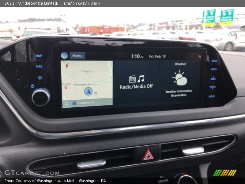 Hampton Gray / Black 2021 Hyundai Sonata Limited