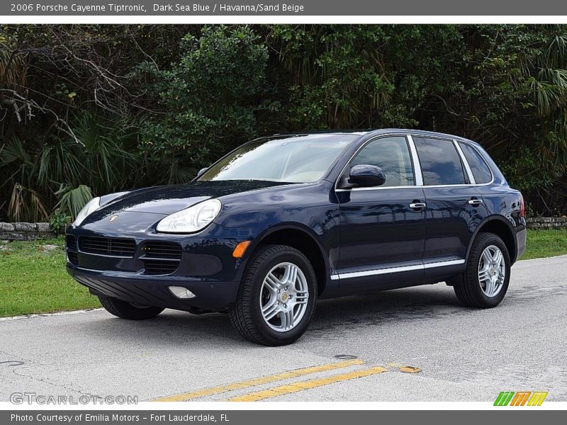 Dark Sea Blue / Havanna/Sand Beige 2006 Porsche Cayenne Tiptronic