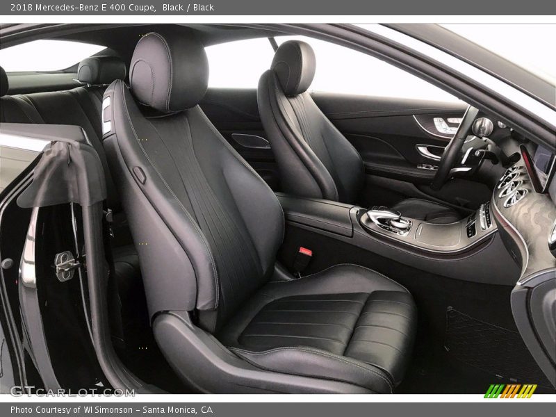 Black / Black 2018 Mercedes-Benz E 400 Coupe