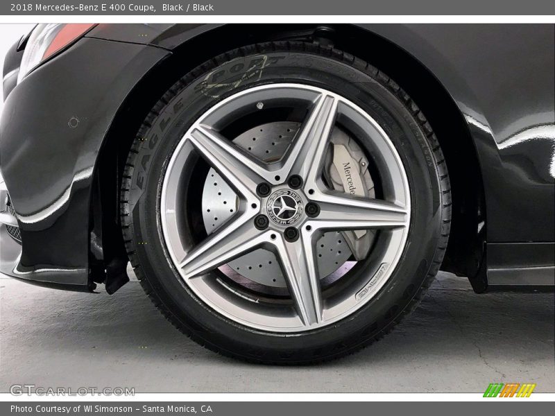 Black / Black 2018 Mercedes-Benz E 400 Coupe