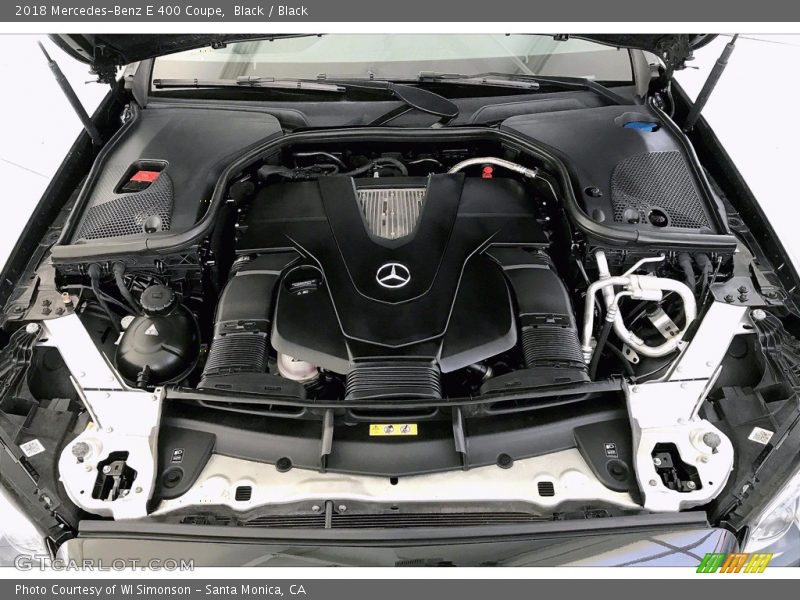 Black / Black 2018 Mercedes-Benz E 400 Coupe