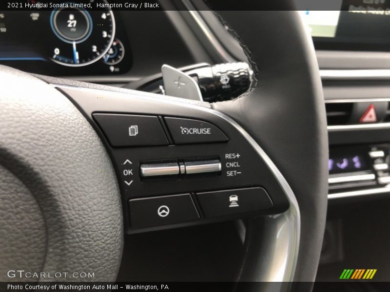 Hampton Gray / Black 2021 Hyundai Sonata Limited