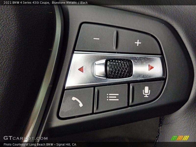 Bluestone Metallic / Black 2021 BMW 4 Series 430i Coupe