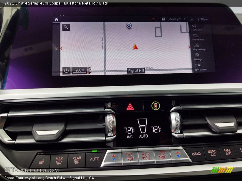 Bluestone Metallic / Black 2021 BMW 4 Series 430i Coupe