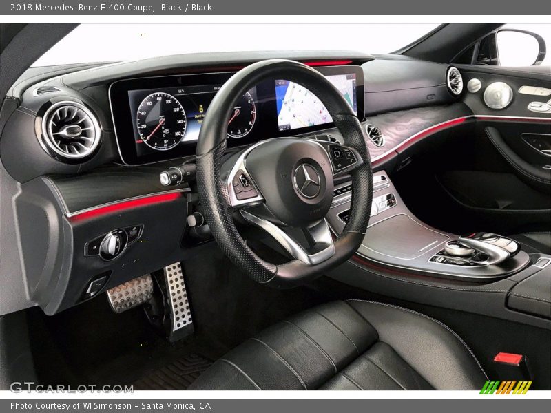 Black / Black 2018 Mercedes-Benz E 400 Coupe