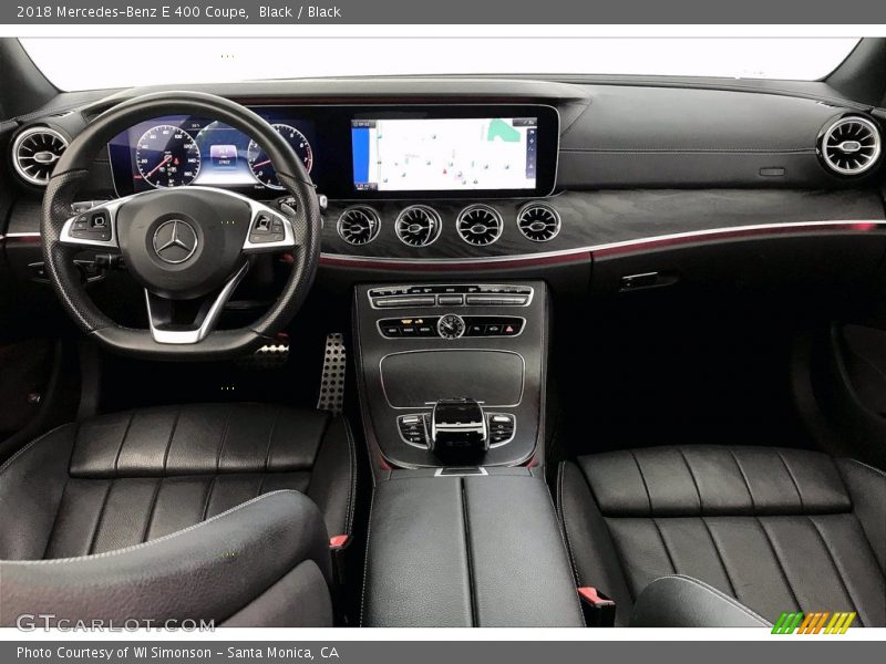 Black / Black 2018 Mercedes-Benz E 400 Coupe