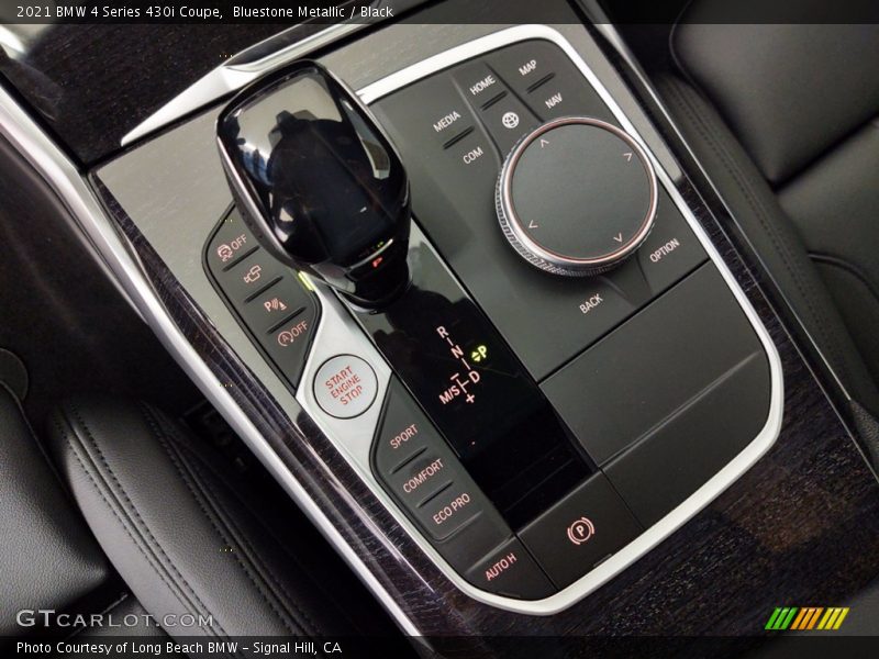 Bluestone Metallic / Black 2021 BMW 4 Series 430i Coupe